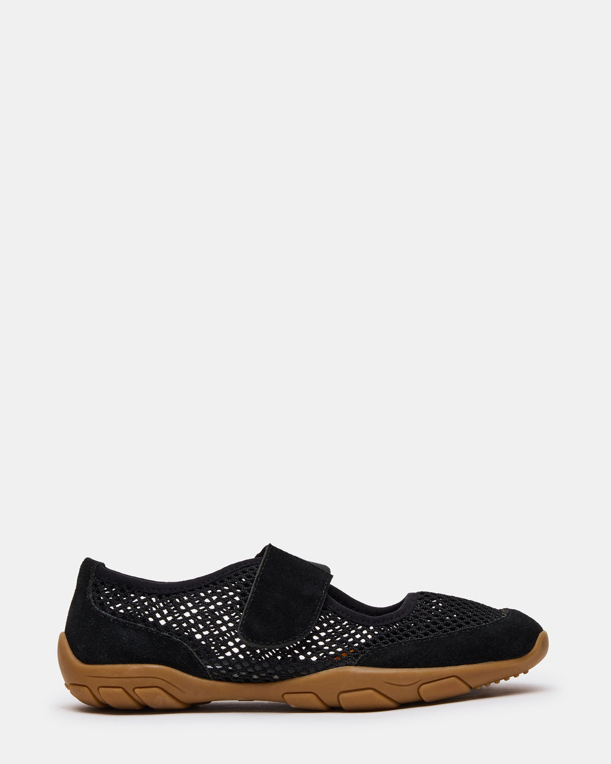 BANKS Black Mesh Velcro Mary Jane Women's Sneaker | Steve Madden Trending