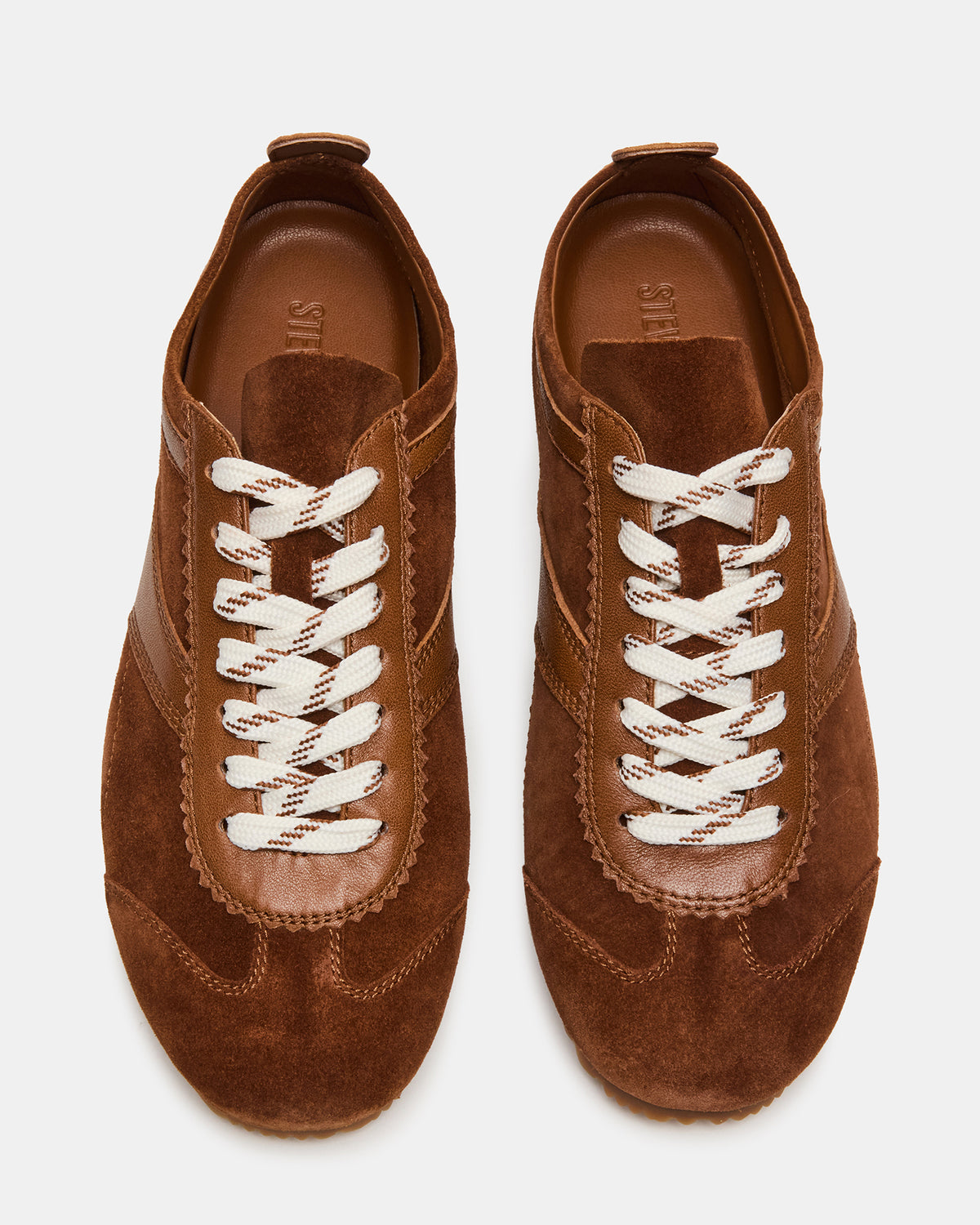JAYE Chestnut Suede Low-Top Lace-Up Women's Sneaker | Steve Madden Popular