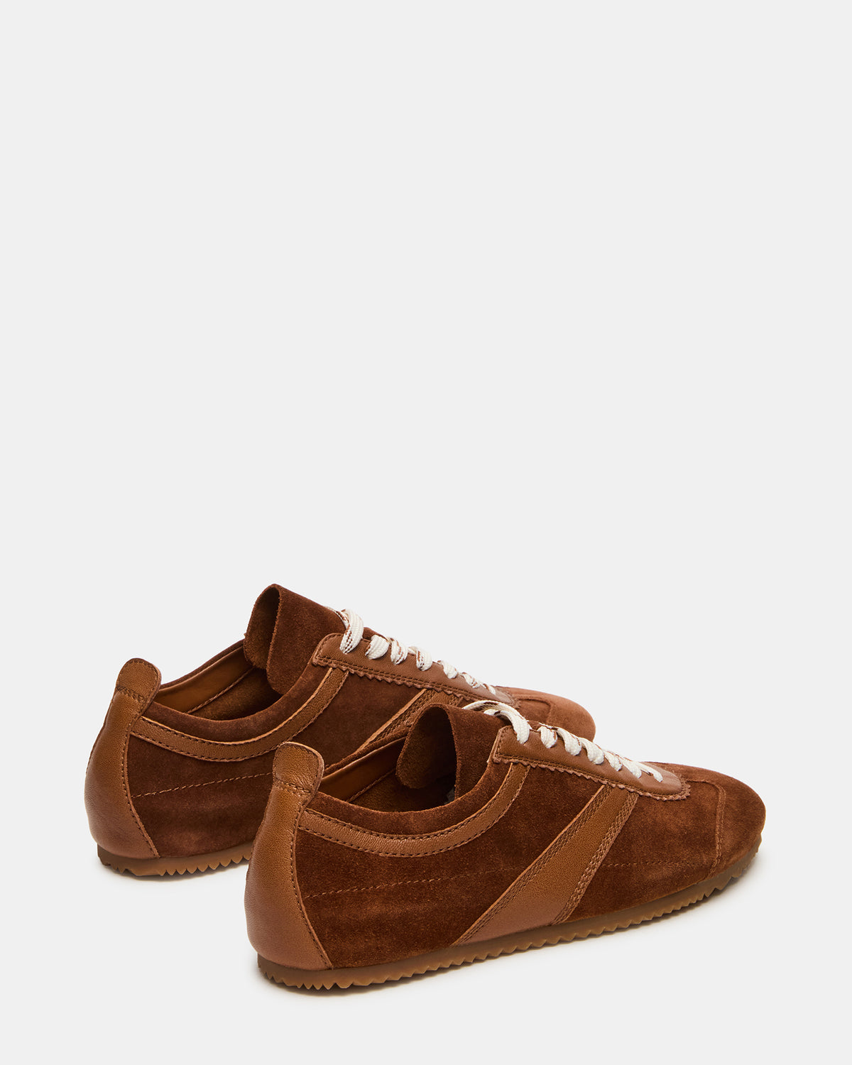 JAYE Chestnut Suede Low-Top Lace-Up Women's Sneaker | Steve Madden Popular