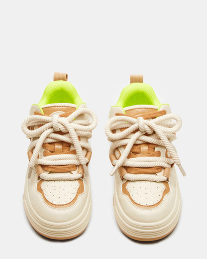 BOOMER Tan Multi Platform Chunky Sneaker | Women's Sneakers | Steve Madden Hot Sale