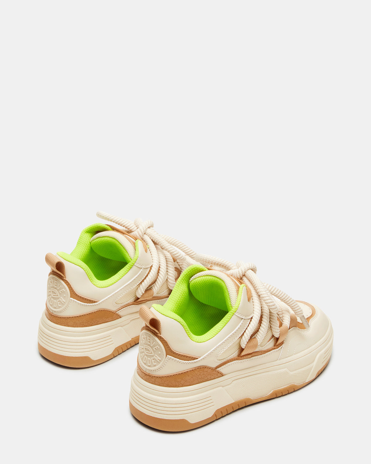 BOOMER Tan Multi Platform Chunky Sneaker | Women's Sneakers | Steve Madden Hot Sale