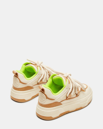 BOOMER Tan Multi Platform Chunky Sneaker | Women's Sneakers | Steve Madden Hot Sale