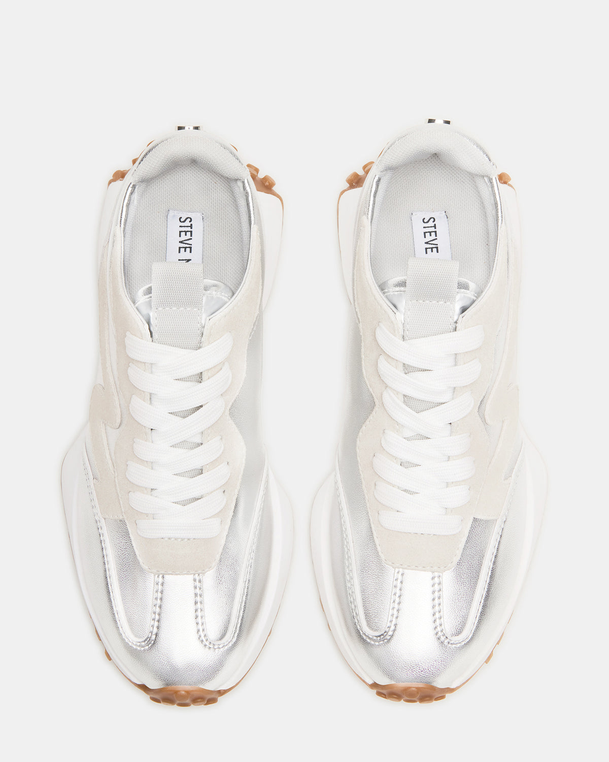 CAMPO Silver Lace-Up Women's Sneaker | Steve Madden Sale