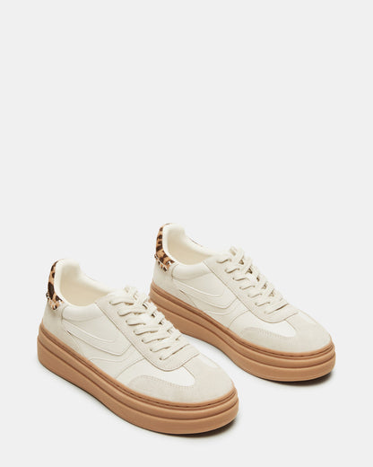 DODGE Bone Multi Low-Top Platform Women's Sneaker | Steve Madden Top Pick