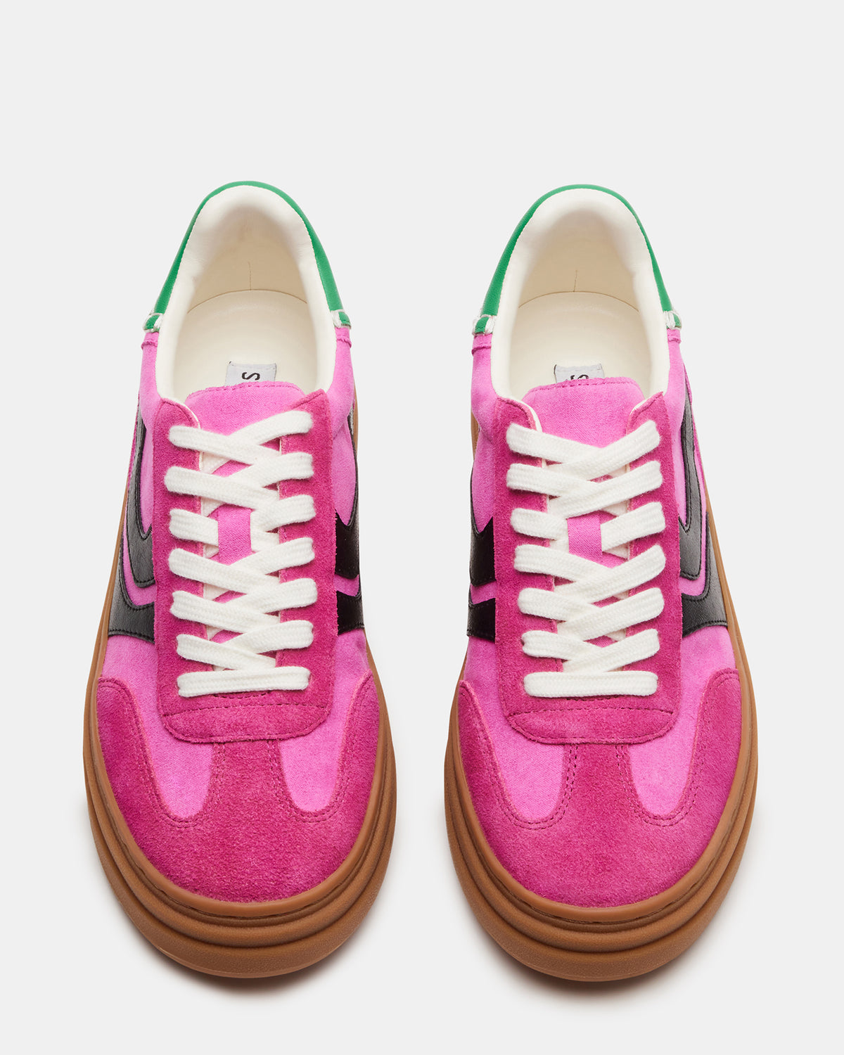 DODGE Pink Multi Low-Top Platform Women's Sneaker | Steve Madden Recommended