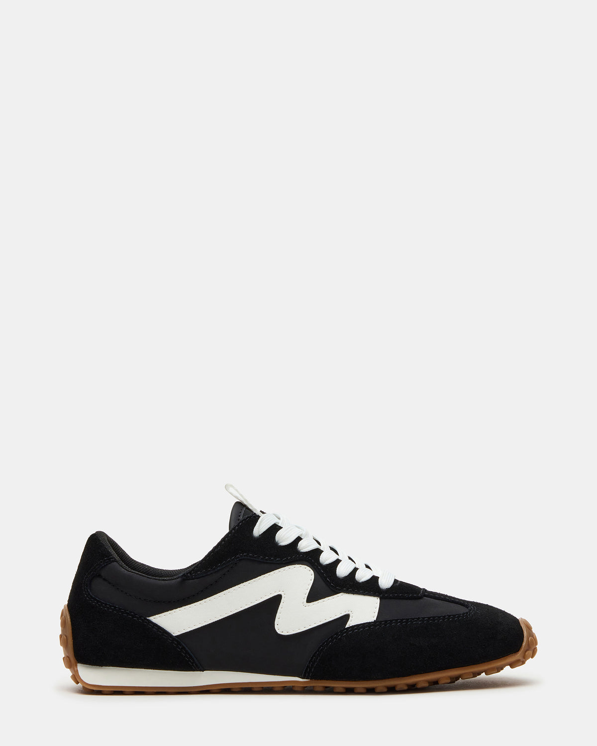 CASPER Black/White Low-Top Lace-Up Women's Sneaker | Steve Madden Hot Sale