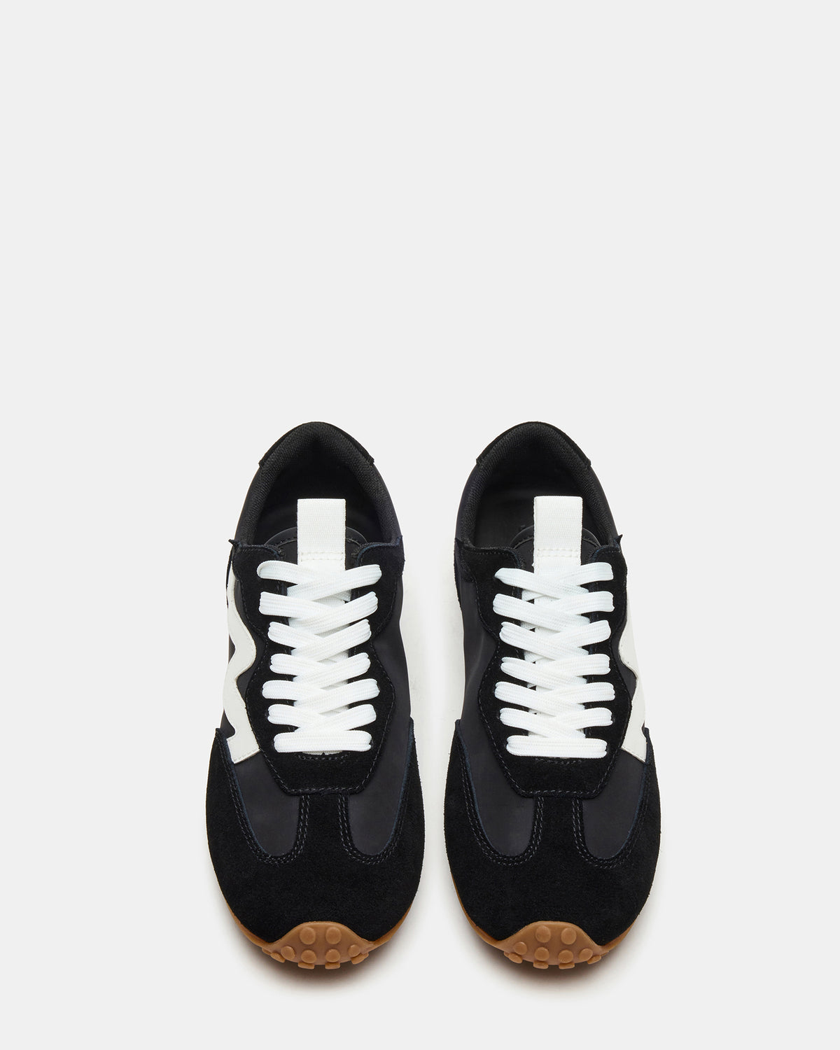 CASPER Black/White Low-Top Lace-Up Women's Sneaker | Steve Madden Hot Sale