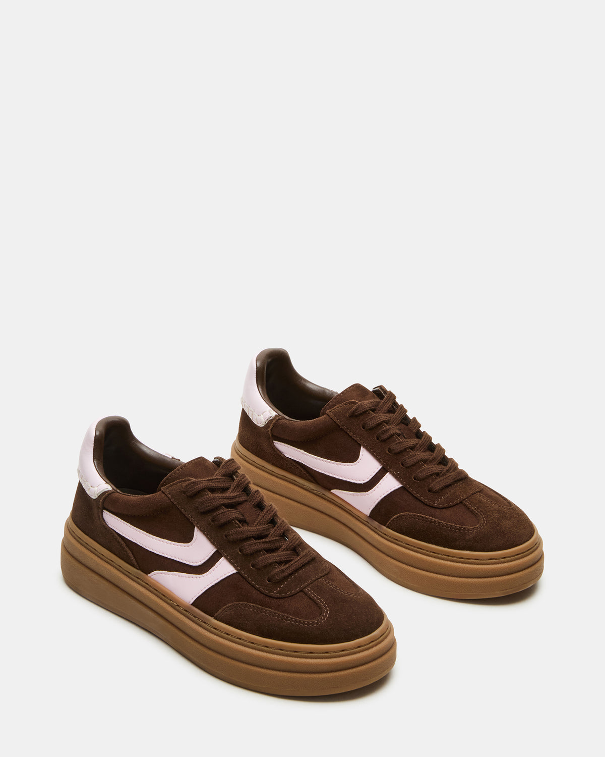 DODGE Brown Multi Low-Top Platform Women's Sneaker | Steve Madden Deals