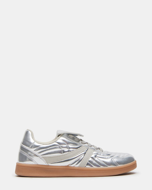 MADRID Silver Women's Low-Top Sneakers | Steve Madden Trusted