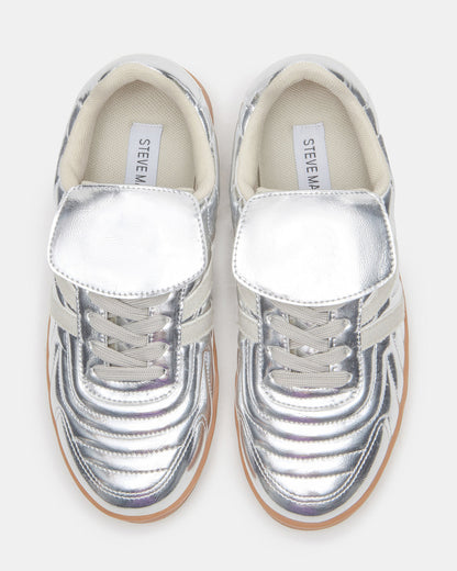 MADRID Silver Women's Low-Top Sneakers | Steve Madden Trusted