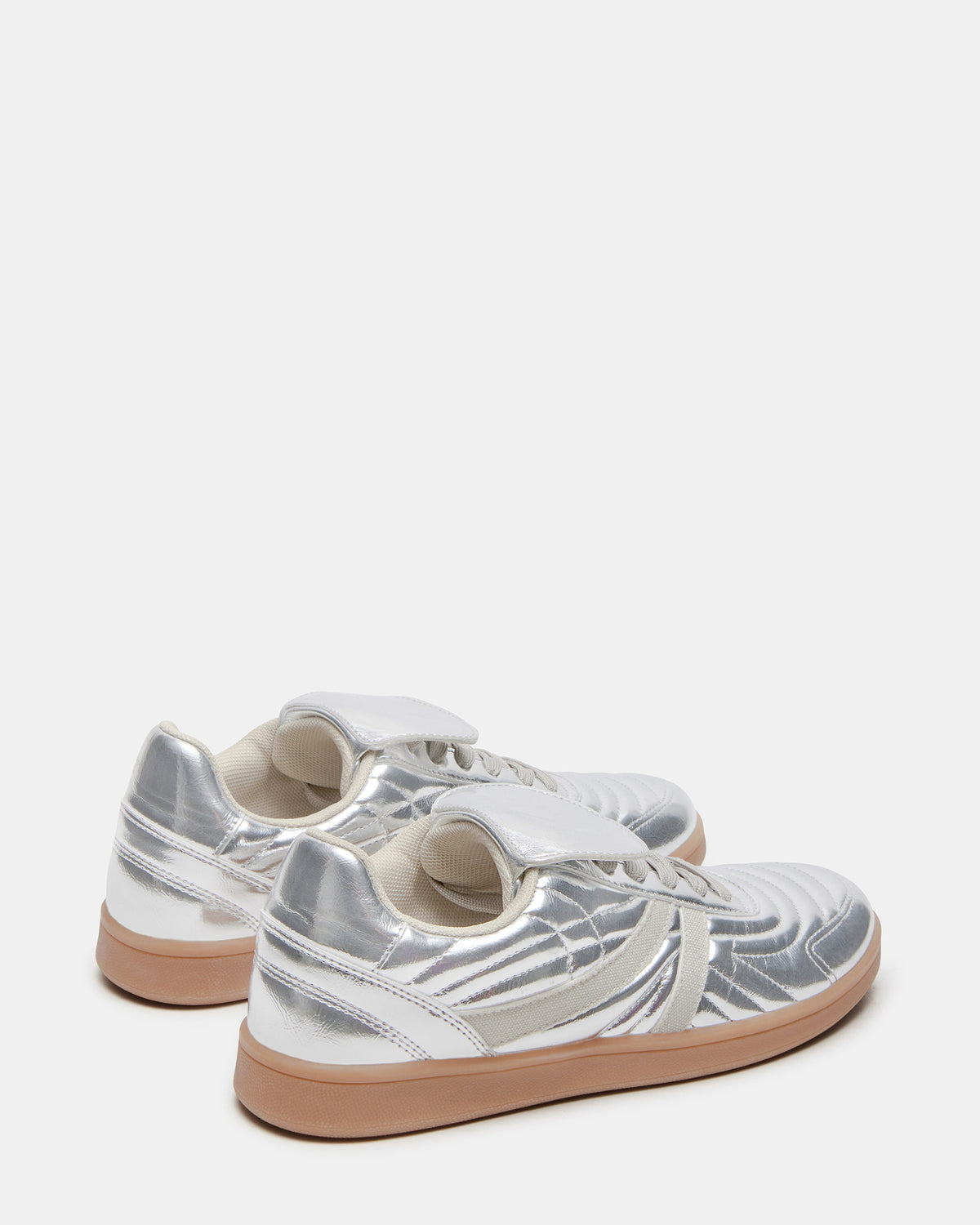 MADRID Silver Women's Low-Top Sneakers | Steve Madden Trusted