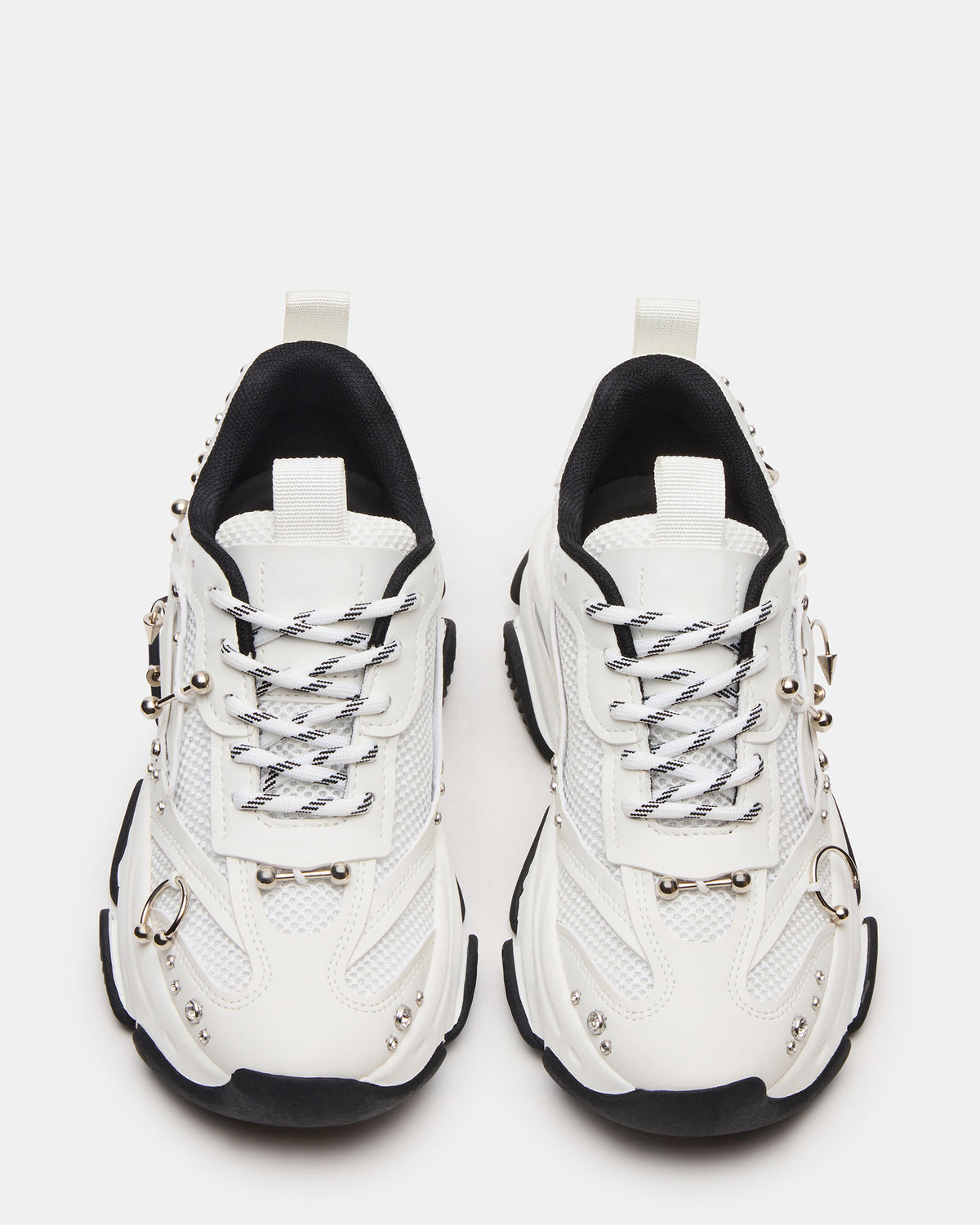 POSSESSION Piercing White Platform Lace-Up Women's Sneaker | Steve Madden Featured