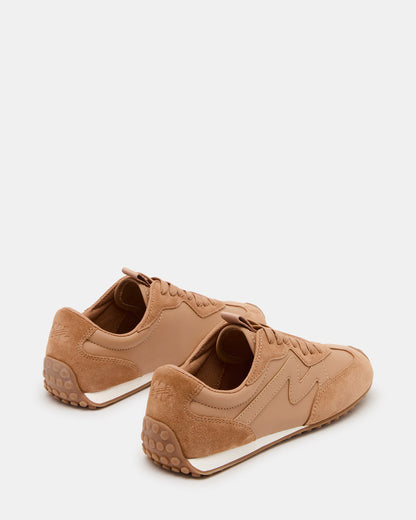 CASPER Tan Low-Top Lace-Up Women's Sneaker | Steve Madden Discount