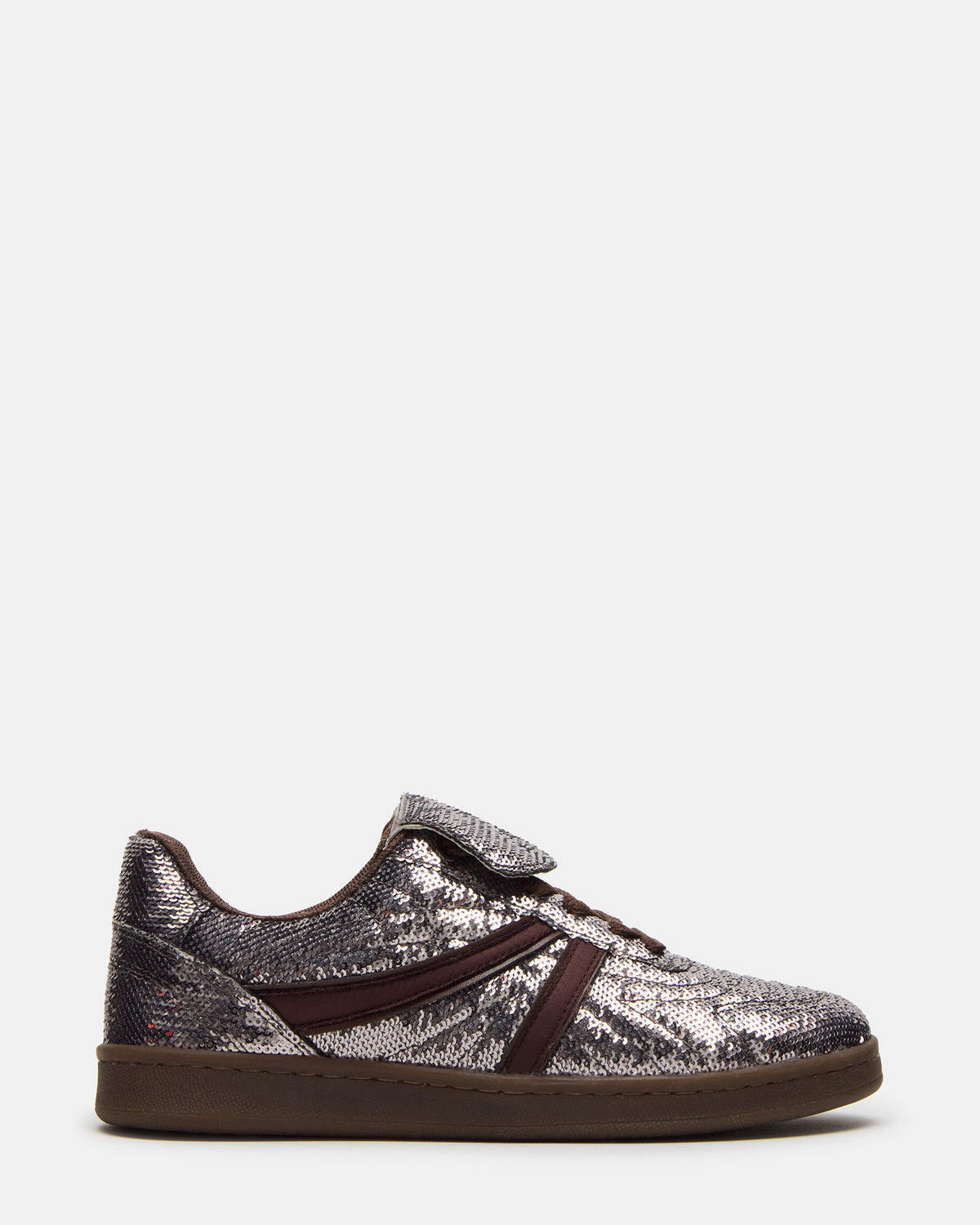 MADRID Sequin Pewter Low-Top Sneaker | Women's Sneakers | Steve Madden Best Price