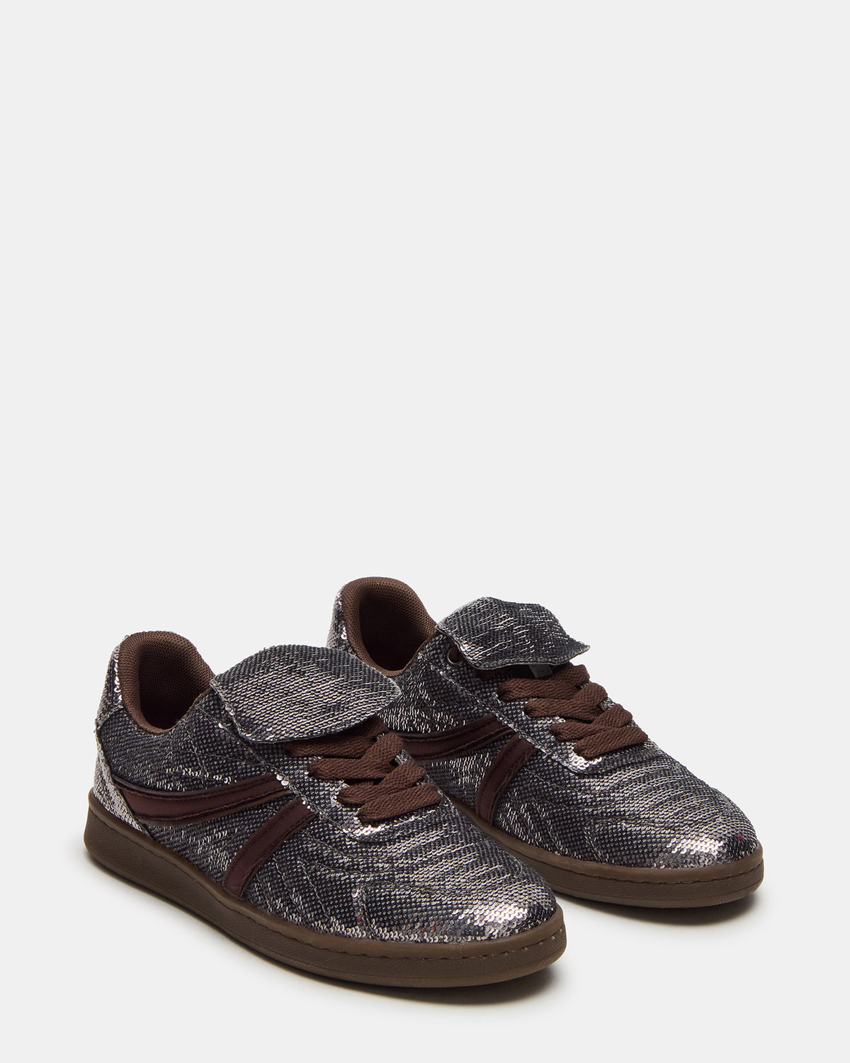 MADRID Sequin Pewter Low-Top Sneaker | Women's Sneakers | Steve Madden Best Price