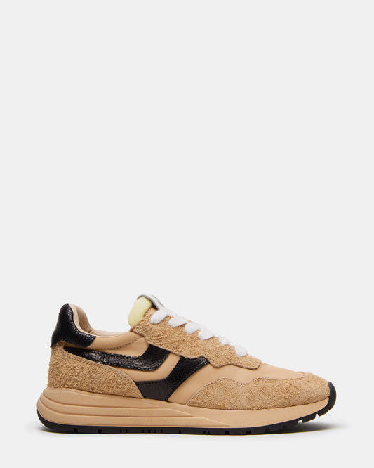 BURST Tan/Multi Women's Low-Top Lace-Up Sneaker | Steve Madden Hot Sale