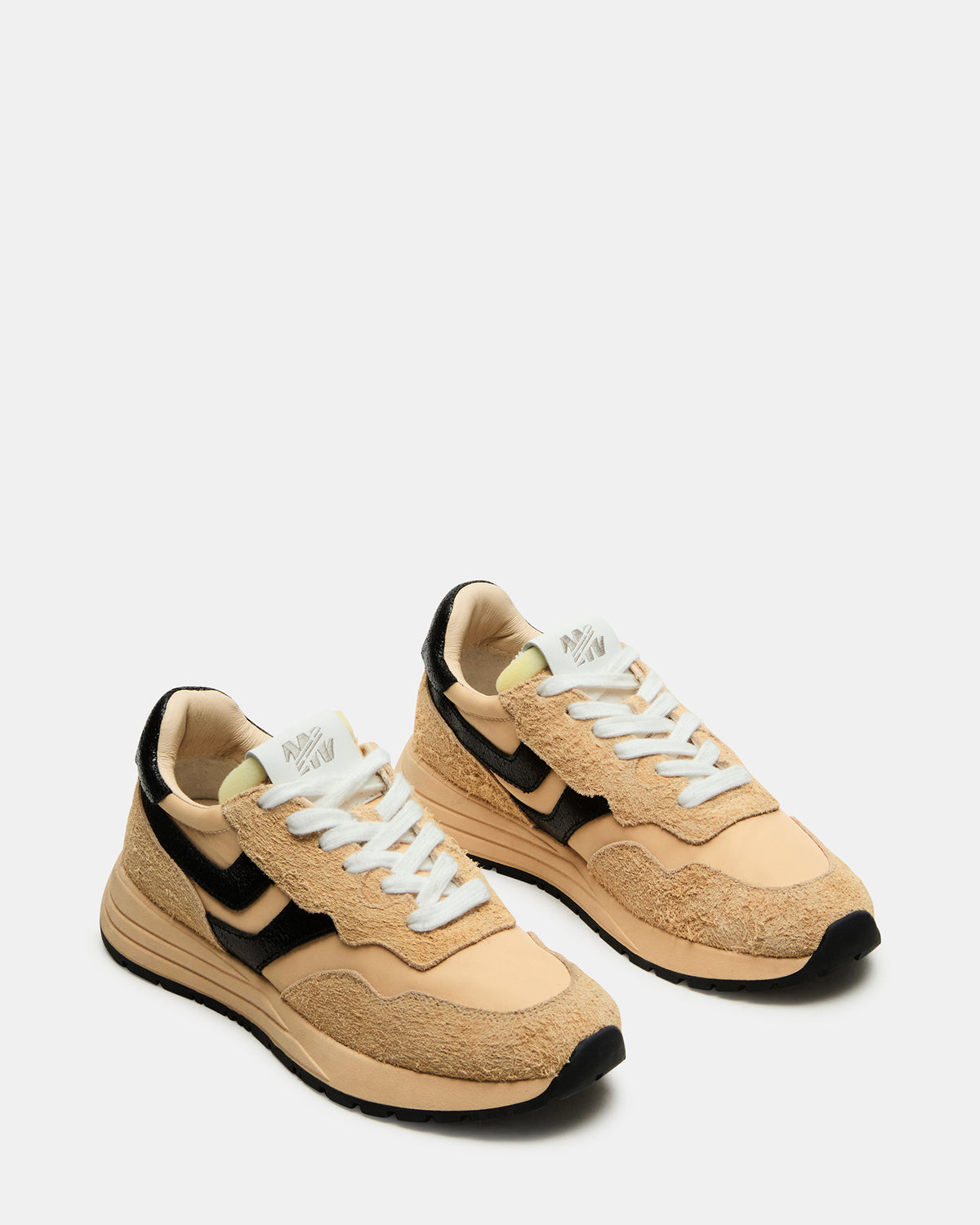 BURST Tan/Multi Women's Low-Top Lace-Up Sneaker | Steve Madden Hot Sale