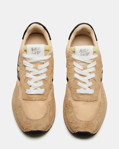 BURST Tan/Multi Women's Low-Top Lace-Up Sneaker | Steve Madden Hot Sale