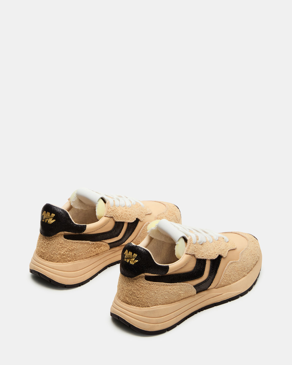 BURST Tan/Multi Women's Low-Top Lace-Up Sneaker | Steve Madden Hot Sale