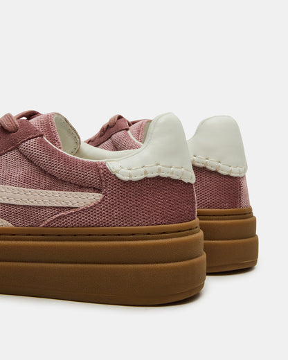 DODGE Mauve Low-Top Platform Women's Sneaker | Steve Madden Everyday