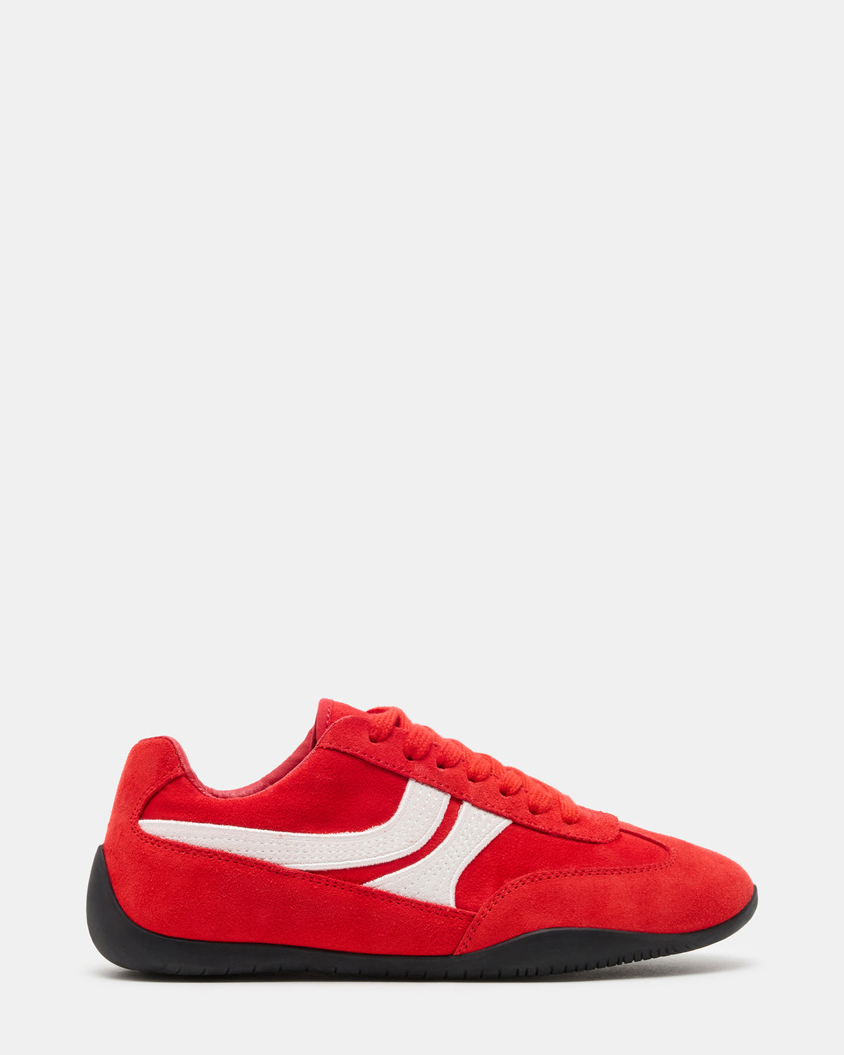 DOBSON Red Women's Low-Top Lace-Up Sneaker | Steve Madden Recommended