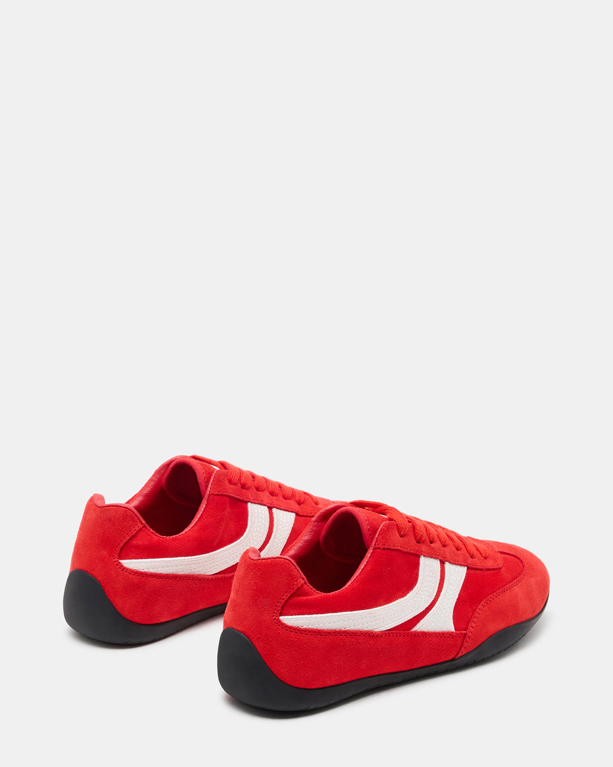 DOBSON Red Women's Low-Top Lace-Up Sneaker | Steve Madden Recommended