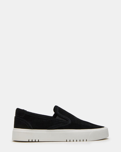 MURPHY Black Suede Low-Top Sneaker | Women's Sneakers | Steve Madden Sale