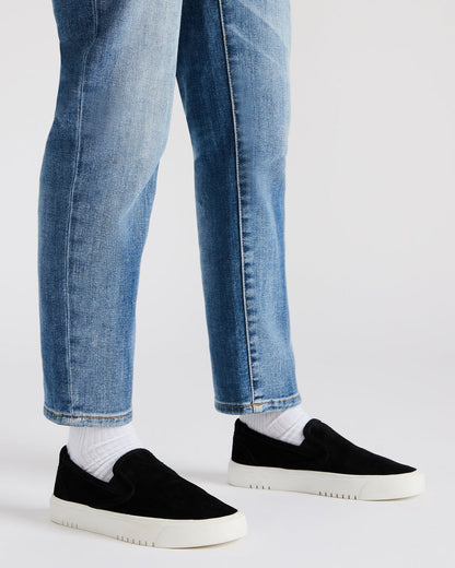 MURPHY Black Suede Low-Top Sneaker | Women's Sneakers | Steve Madden Sale