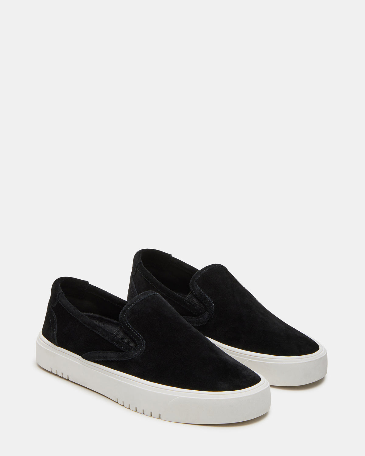 MURPHY Black Suede Low-Top Sneaker | Women's Sneakers | Steve Madden Sale