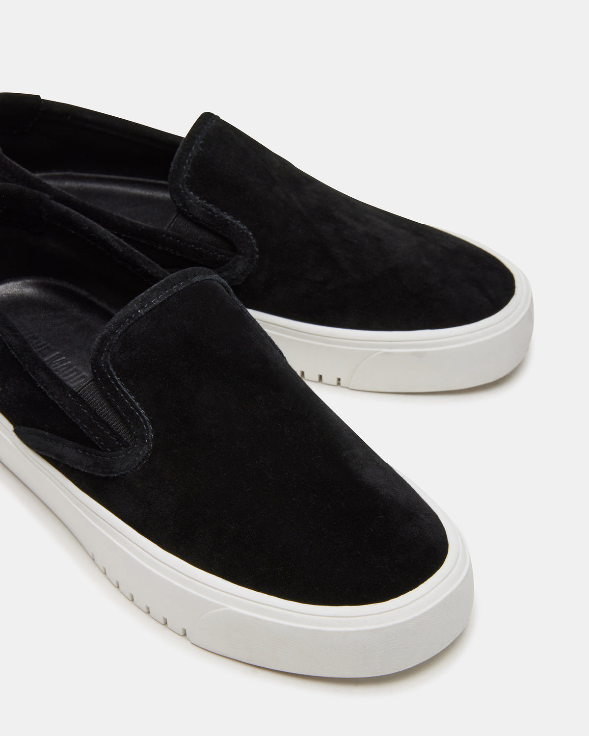 MURPHY Black Suede Low-Top Sneaker | Women's Sneakers | Steve Madden Sale