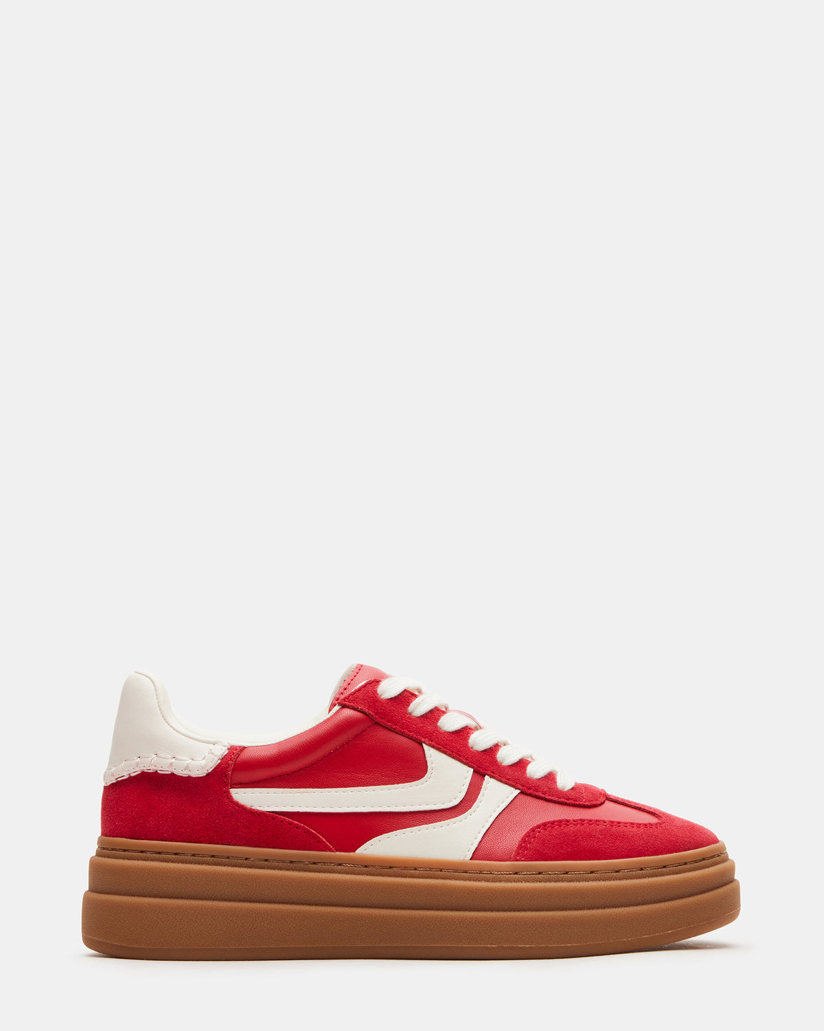 DODGE Red Multi Low-Top Platform Women's Sneaker | Steve Madden Hot Sale