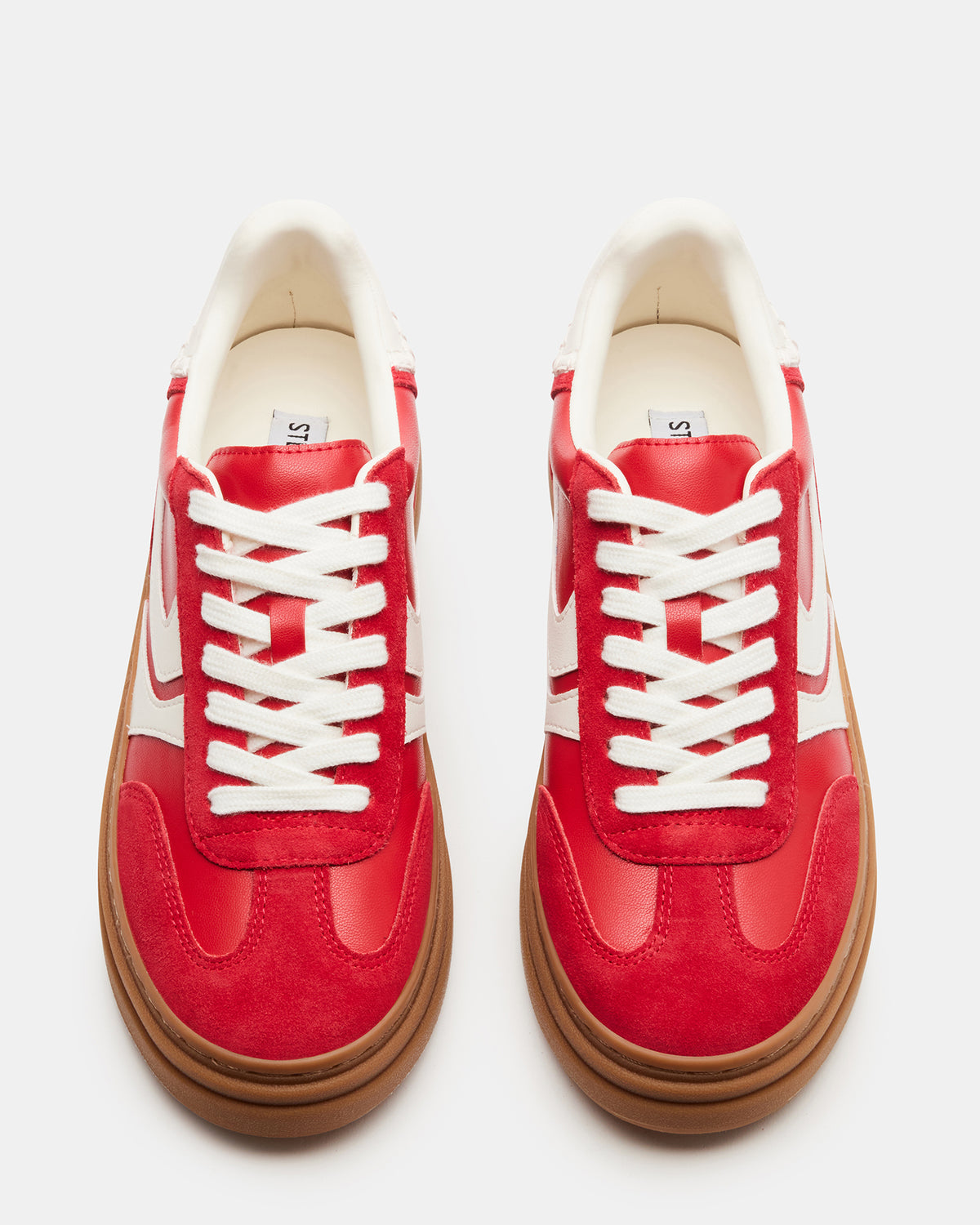 DODGE Red Multi Low-Top Platform Women's Sneaker | Steve Madden Hot Sale