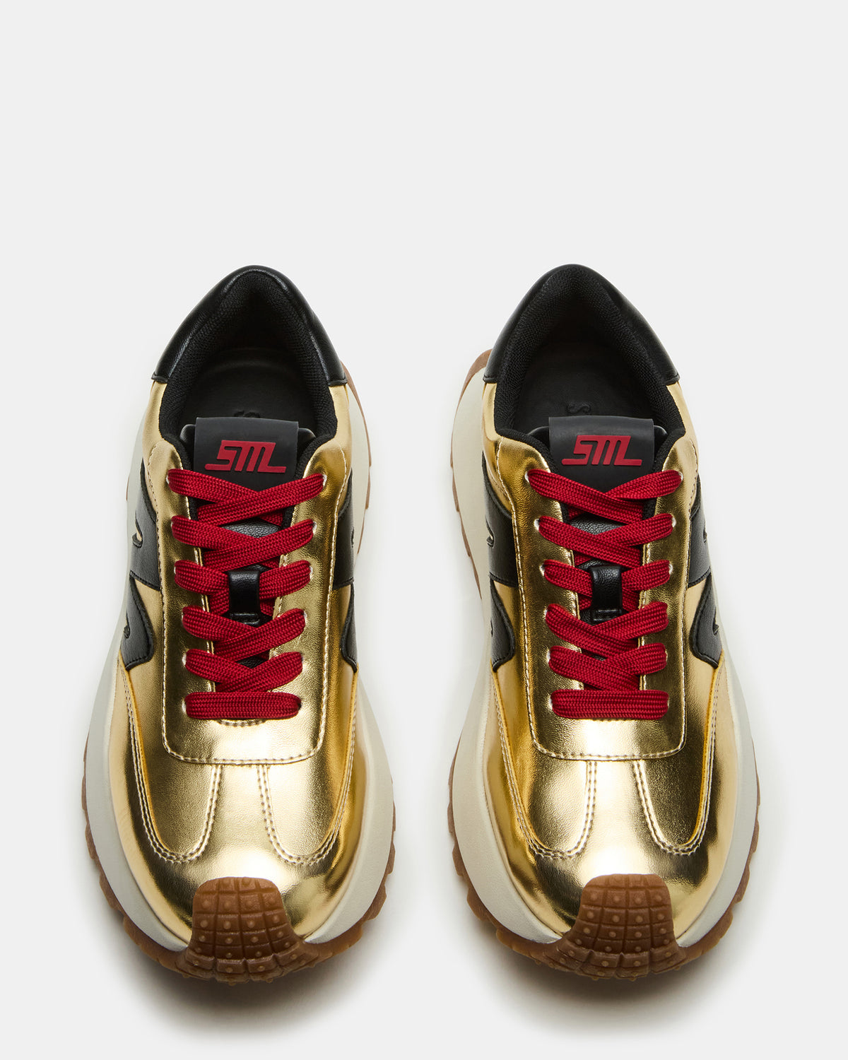 SUPERCAMPO Gold Multi Women's Platform Low-Top Sneaker | Steve Madden Special Offer
