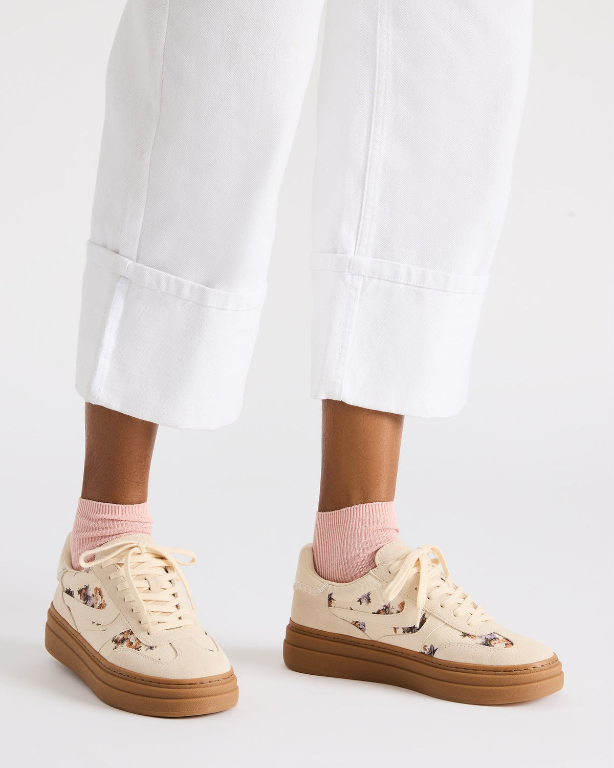 DODGE Floral Multi Low-Top Platform Women's Sneaker | Steve Madden Hot Sale