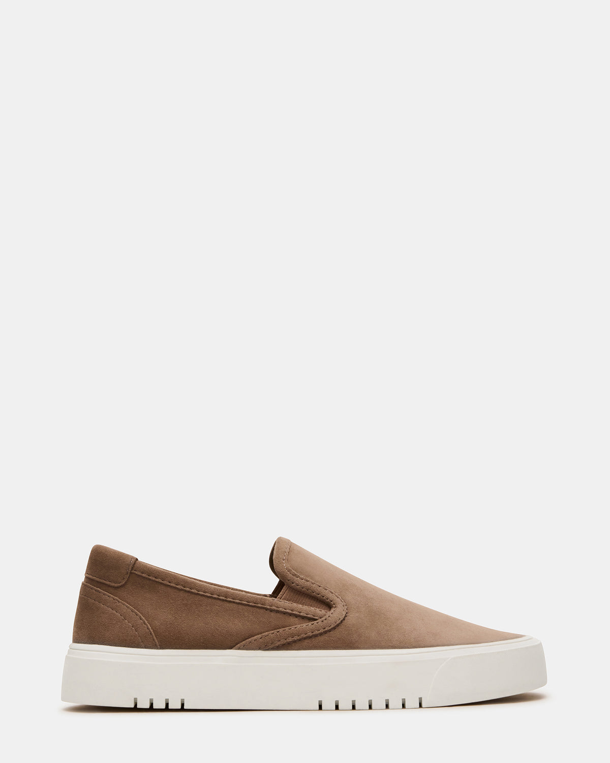 MURPHY Taupe Suede Low-Top Sneaker | Women's Sneakers | Steve Madden Featured