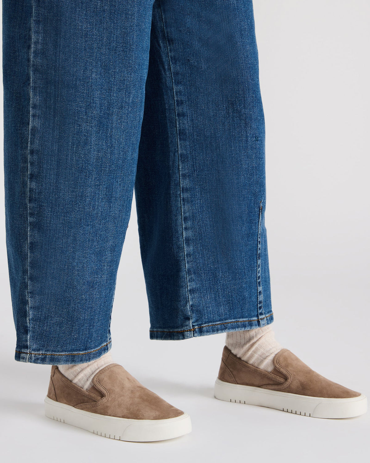 MURPHY Taupe Suede Low-Top Sneaker | Women's Sneakers | Steve Madden Featured