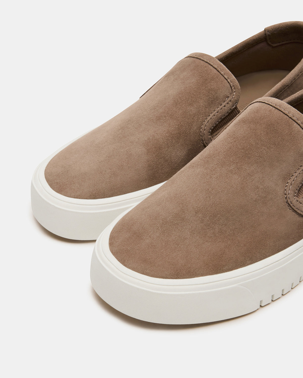 MURPHY Taupe Suede Low-Top Sneaker | Women's Sneakers | Steve Madden Featured