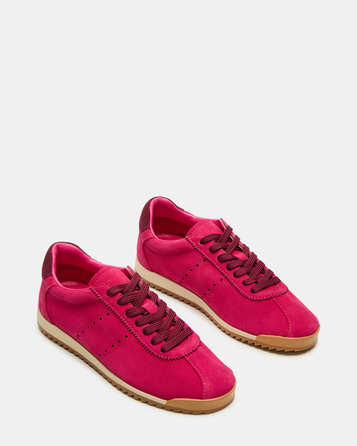 MIRAGE Hot Pink Low-Top Sneaker | Women's Sneakers | Steve Madden Quality