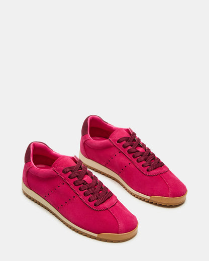 MIRAGE Hot Pink Low-Top Sneaker | Women's Sneakers | Steve Madden Quality