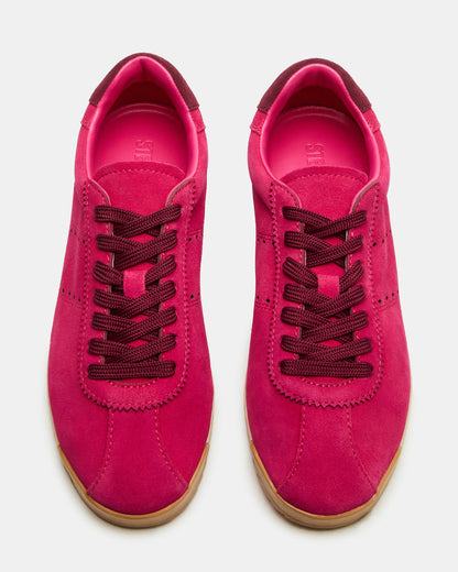 MIRAGE Hot Pink Low-Top Sneaker | Women's Sneakers | Steve Madden Quality