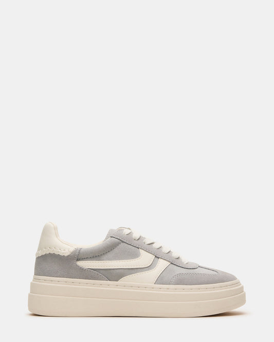 DODGE Grey Multi Low-Top Platform Women's Sneaker | Steve Madden Best Price
