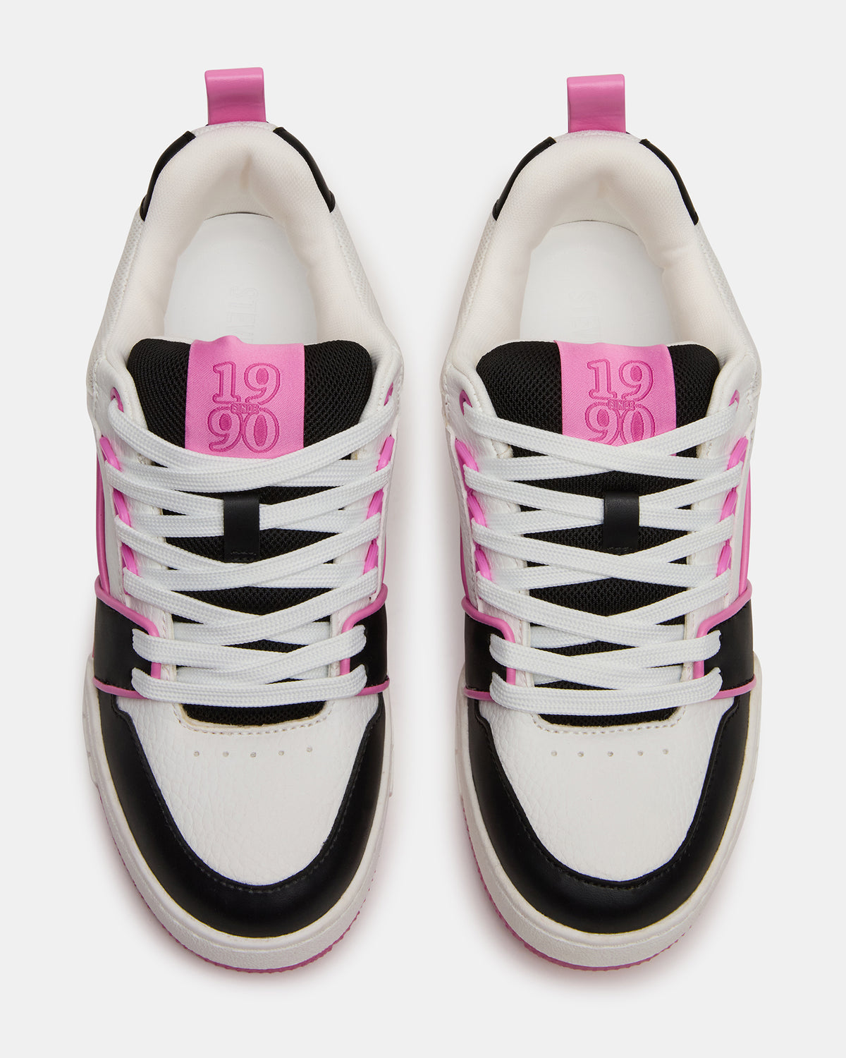 SKATER Black/Pink Low-Top Lace-Up Women's Sneaker | Steve Madden Popular