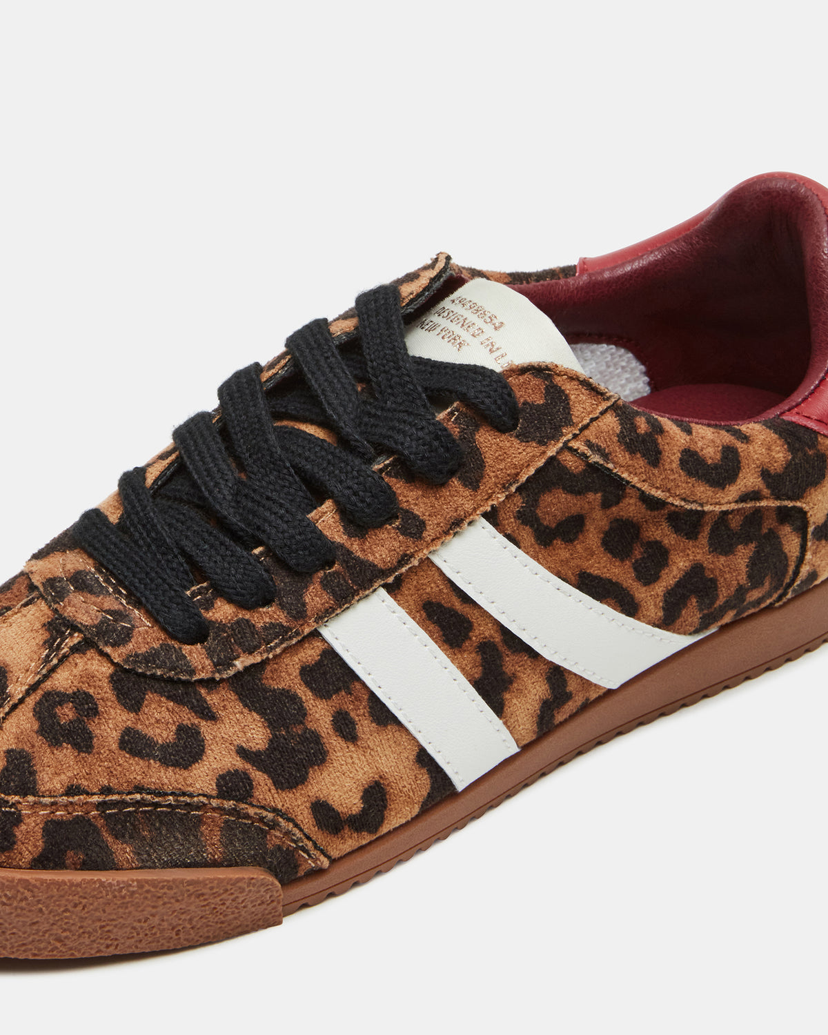 HUDSIN Leopard Women's Lace-Up Low-Top Sneaker | Steve Madden Signature