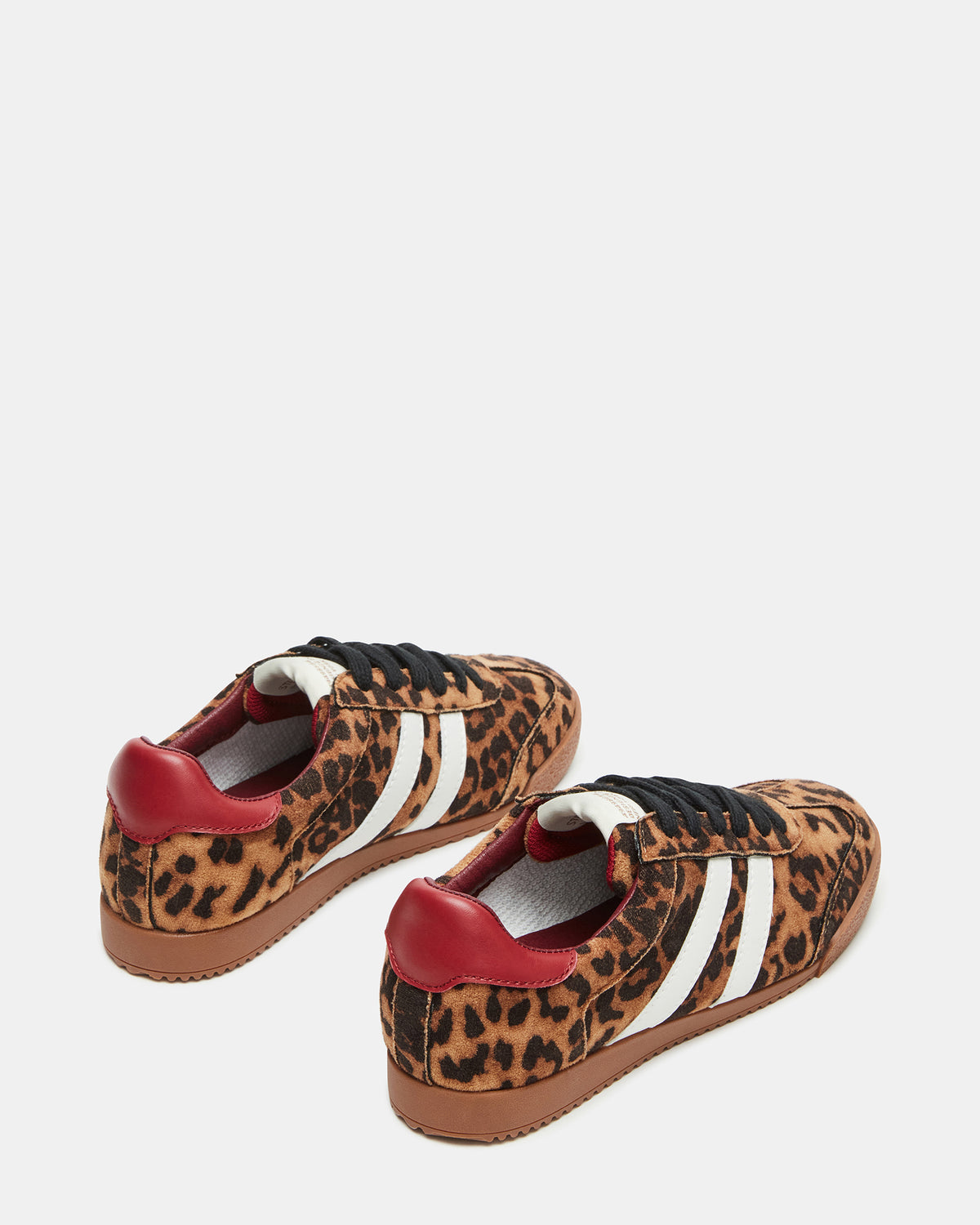 HUDSIN Leopard Women's Lace-Up Low-Top Sneaker | Steve Madden Signature