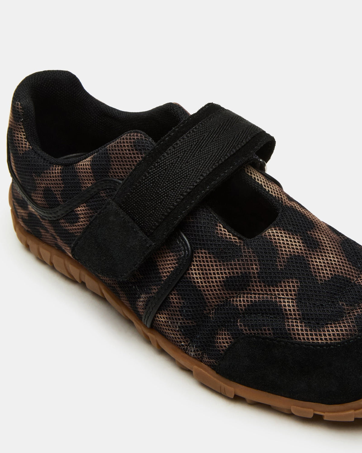 AGILITY Leopard Velcro Women's Mary Jane Low-Top Sneaker | Steve Madden Latest