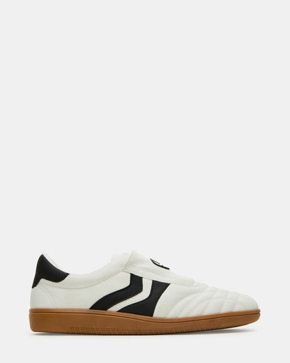 BOLT Black/White Low-Top Sneaker | Women's Sneakers | Steve Madden Exclusive