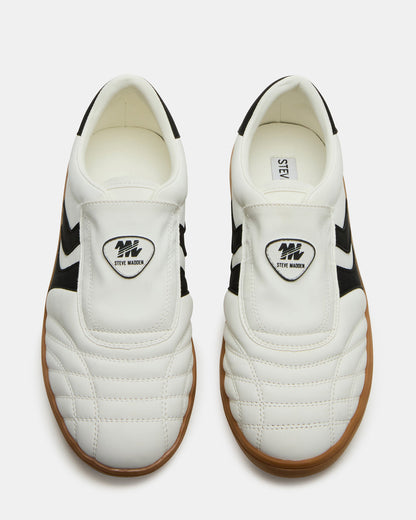 BOLT Black/White Low-Top Sneaker | Women's Sneakers | Steve Madden Exclusive