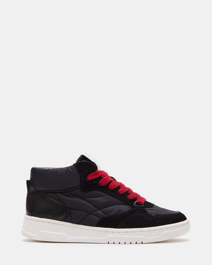 EVERETT Black Multi High-Top Lace-Up Sneaker | Women's Sneakers | Steve Madden Best Price