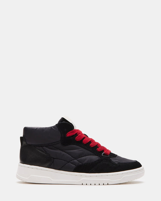 EVERETT Black Multi High-Top Lace-Up Sneaker | Women's Sneakers | Steve Madden Best Price