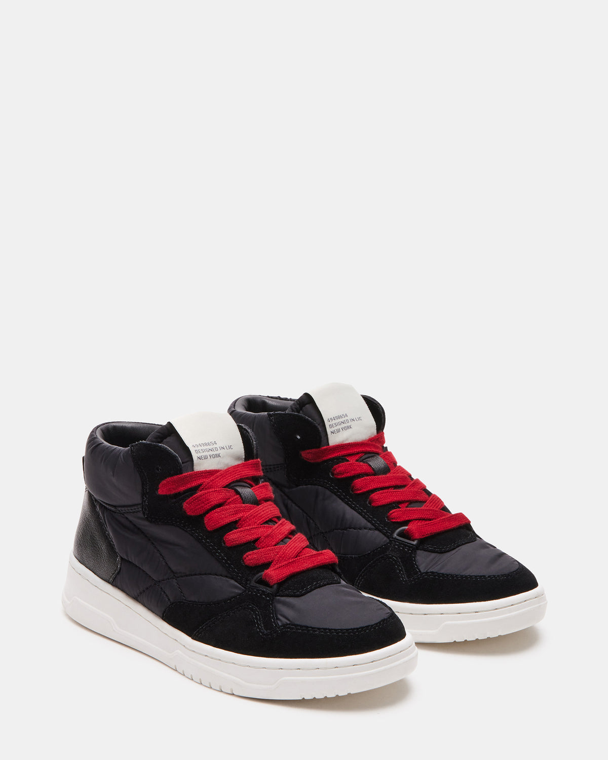 EVERETT Black Multi High-Top Lace-Up Sneaker | Women's Sneakers | Steve Madden Best Price